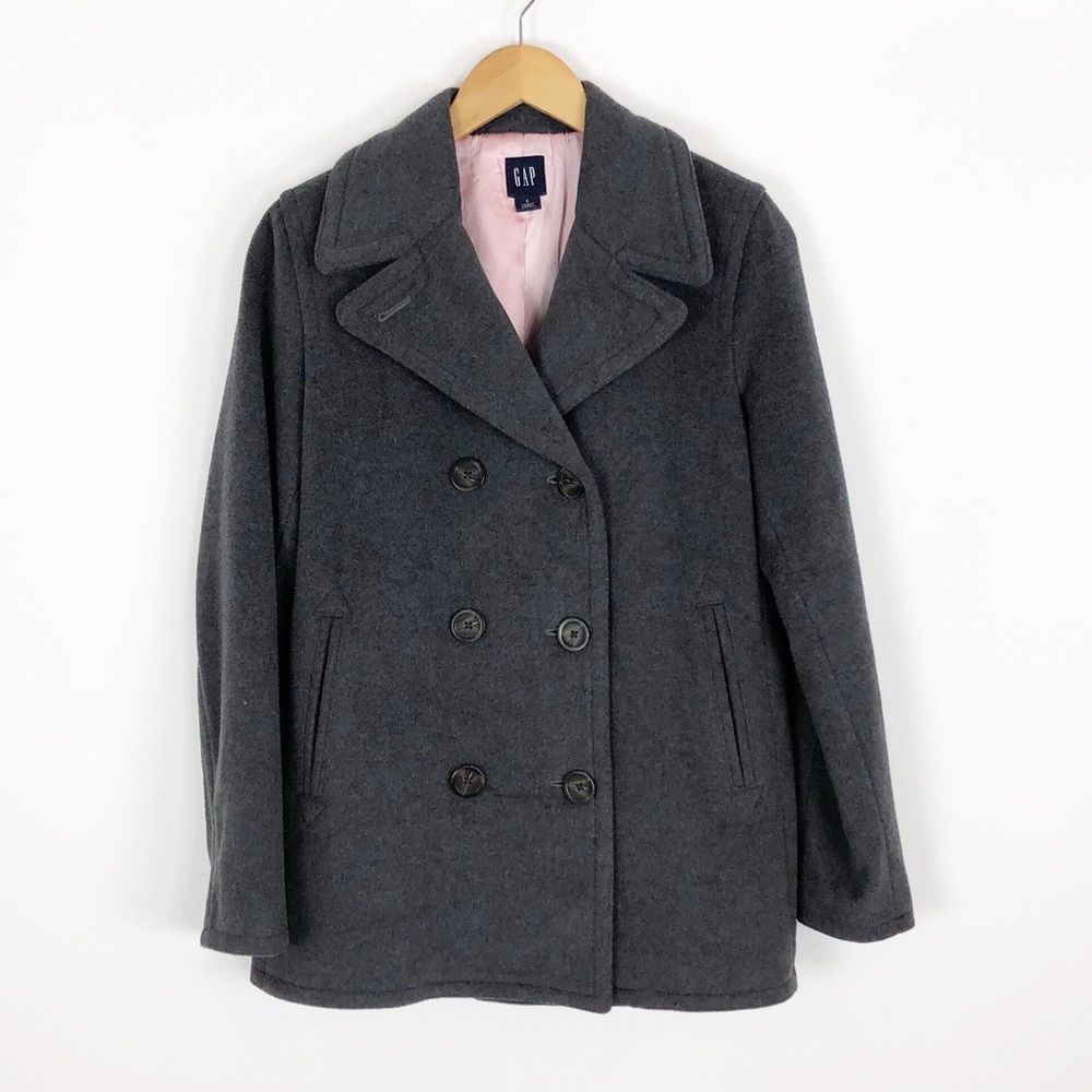 GAP | Double Breasted Pea Coat Jacket - Picture 1 of 4